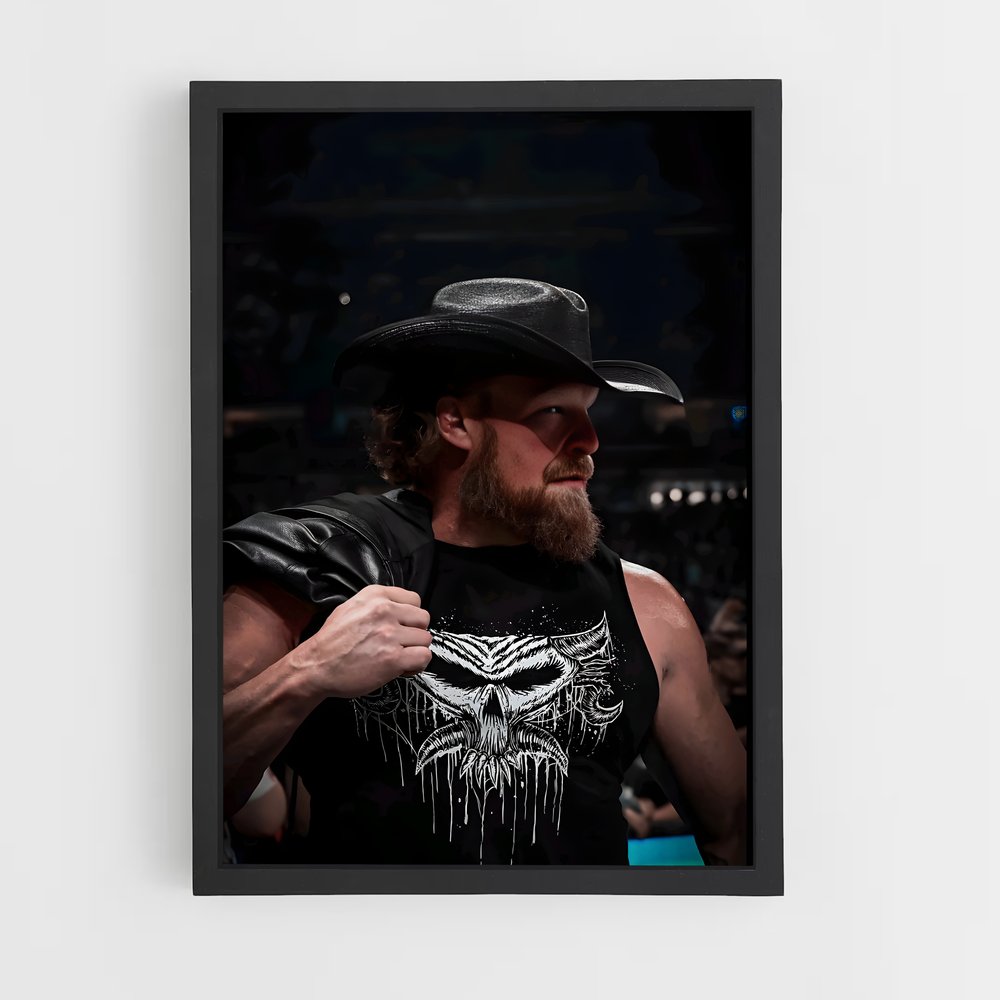 Poster Le Champion à Barbe – affiche MMA (vue 2)